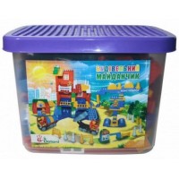Конструктор Строительная площадка 214 дет. (013888/10) Пластиковый бокс. ТМ Долони