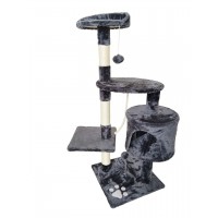 Когтеточка, домик, дряпка для кошек Avko CatTree 1049 Grey