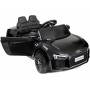 Детский электромобиль AUDI HL-1818 черный (колеса EVA) (42300140) (лицензионный)