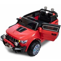 Дитяча машина на акумуляторі 4х4 Just Drive ЈЕЕР GRАND-RS3. 4 мотора по 30 Вт, MP3, 6 км/ч. Червоний