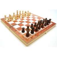 Шахи / Шашки / Нарди 30х30 см. Дерево, Світло-Кор.