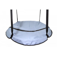 Подвесная садовая качель (гнездо аиста) для детей и взрослых 100 см. до 100 кг. Серый