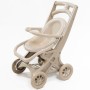 Пластикова коляска для ляльок Doloni Toys Eco Beige (0122/02eco) – стійка та стильна