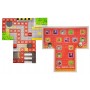 Конструктор "Block&Steps: Пожарная команда" + ходилка и мемори игра 3в1, 74 дет. QB300-001 qbee