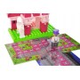 Конструктор "Block&Steps: Замок Принцессы" + ходилка и мемори игра 3в1, 74 дет. QB300-004 qbee