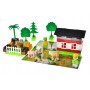 Конструктор «Block&Steps: Весёлая Ферма» + ходилка и мемори игра 3в1, 79 дет. QB300-005 qbee