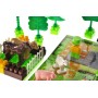 Конструктор «Block&Steps: Весёлая Ферма» + ходилка и мемори игра 3в1, 79 дет. QB300-005 qbee