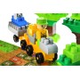 Конструктор «Block&Steps: Приключения в Сафари» + ходилка и мемори игра 3в1, 89 дет. QB300-006 qbee