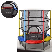 Батут Profi 140 см. (MS 3229) 158 вис. 6 ніжок. Мультиколір