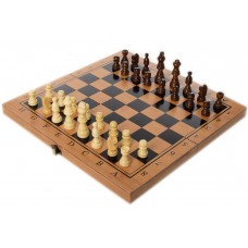 Шахматы деревянные 3в1 35х35 см Нарды, Шашки (MS 822-35)