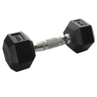 Гантель 3 кг Profi метал + пластик (Чорна) 1 шт.