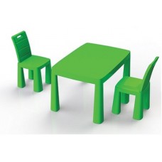 Набір столик + аерохокей і два стільця (04580/21) Зелений