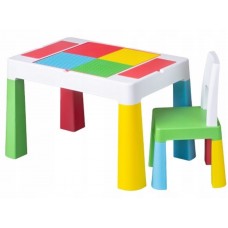 Дитячий стіл та стілець TEGA Multifun Multi (MF-004-134) 1+1