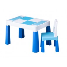Дитячий стіл та стілець TEGA Multifun Синій (MF-004-120) 1+1