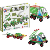 Металевий конструктор "Військова техніка" (Технок 1462) 201 деталь. 0,79 кг