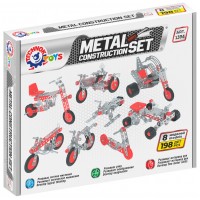 Металевий конструктор "Мототранспорт" (Технок 1394) 198 деталей, 0,79 кг.