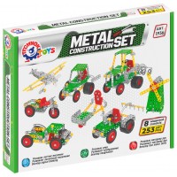 Металевий конструктор "Фермерська техніка" (Технок 1936) 253 деталі. 0,9 кг