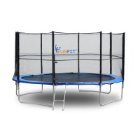 Великий батут 374 см FunFit (B-FF374 ) Синій