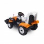 Дитячий трактор на акумуляторі Just Drive K2 із ковшем. 2 мотори по 30 Вт, MP3, 6 км/год. Помаранчевий