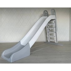 Детская пластиковая горка Doloni (014550/18) Молочно-Серая до 40 кг., спуск 243 см.