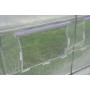 Садовая теплица 10 м2 (4 х 2,5 х 2 м) с армированной пленкой UV-4, с окнами, Белая (Польша)