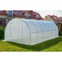 Садовая теплица 18 м2 (6 х 3 х 2 м) с армированной пленкой UV-4, с окнами, Прозрачная (Польша)