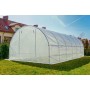 Садовая теплица 18 м2 (6 х 3 х 2 м) с армированной пленкой UV-4, с окнами, Прозрачная (Польша)