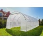 Садовая теплица 18 м2 (6 х 3 х 2 м) с армированной пленкой UV-4, с окнами, Прозрачная (Польша)